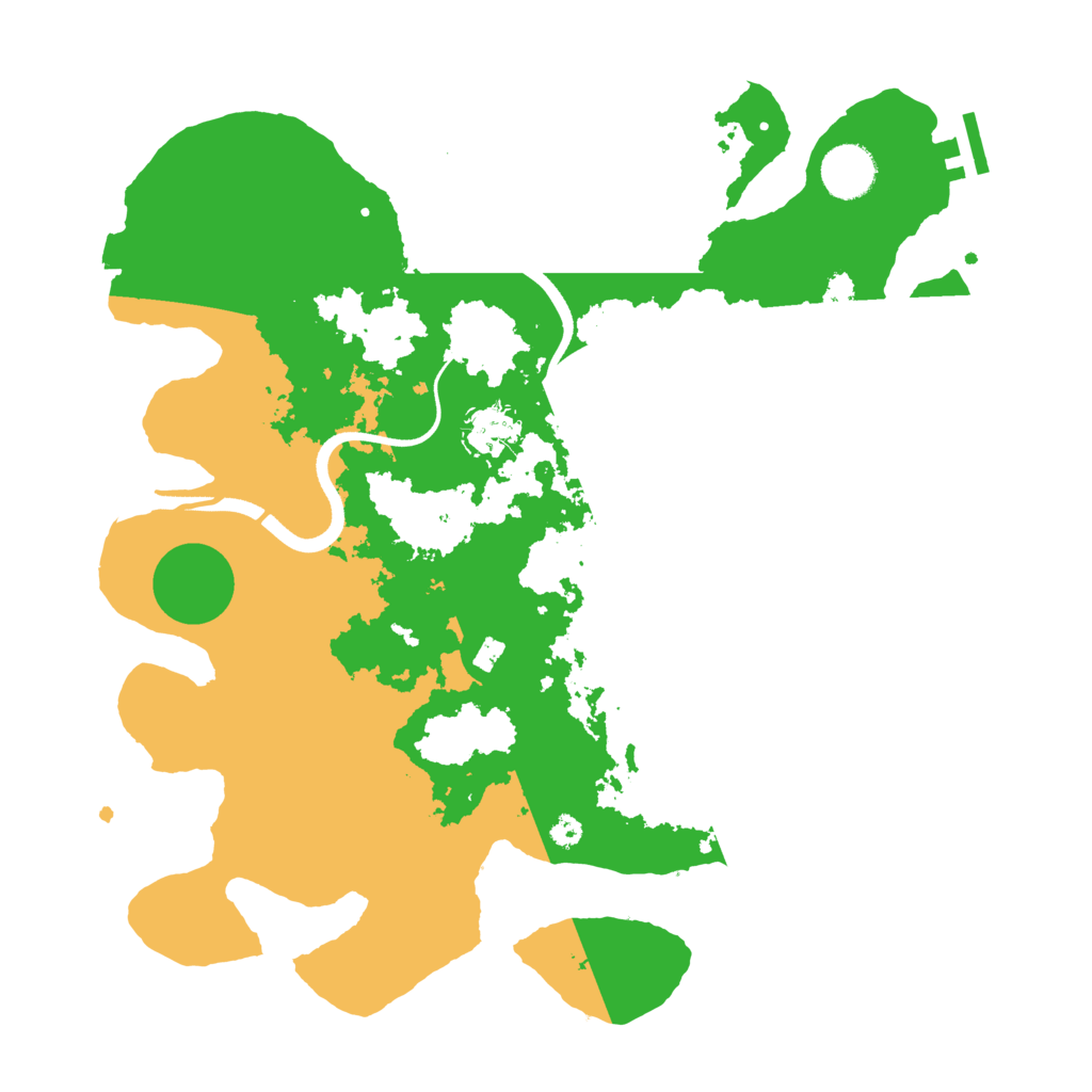 Biome Rust Map: Procedural Map, Size: 3550, Seed: 569981