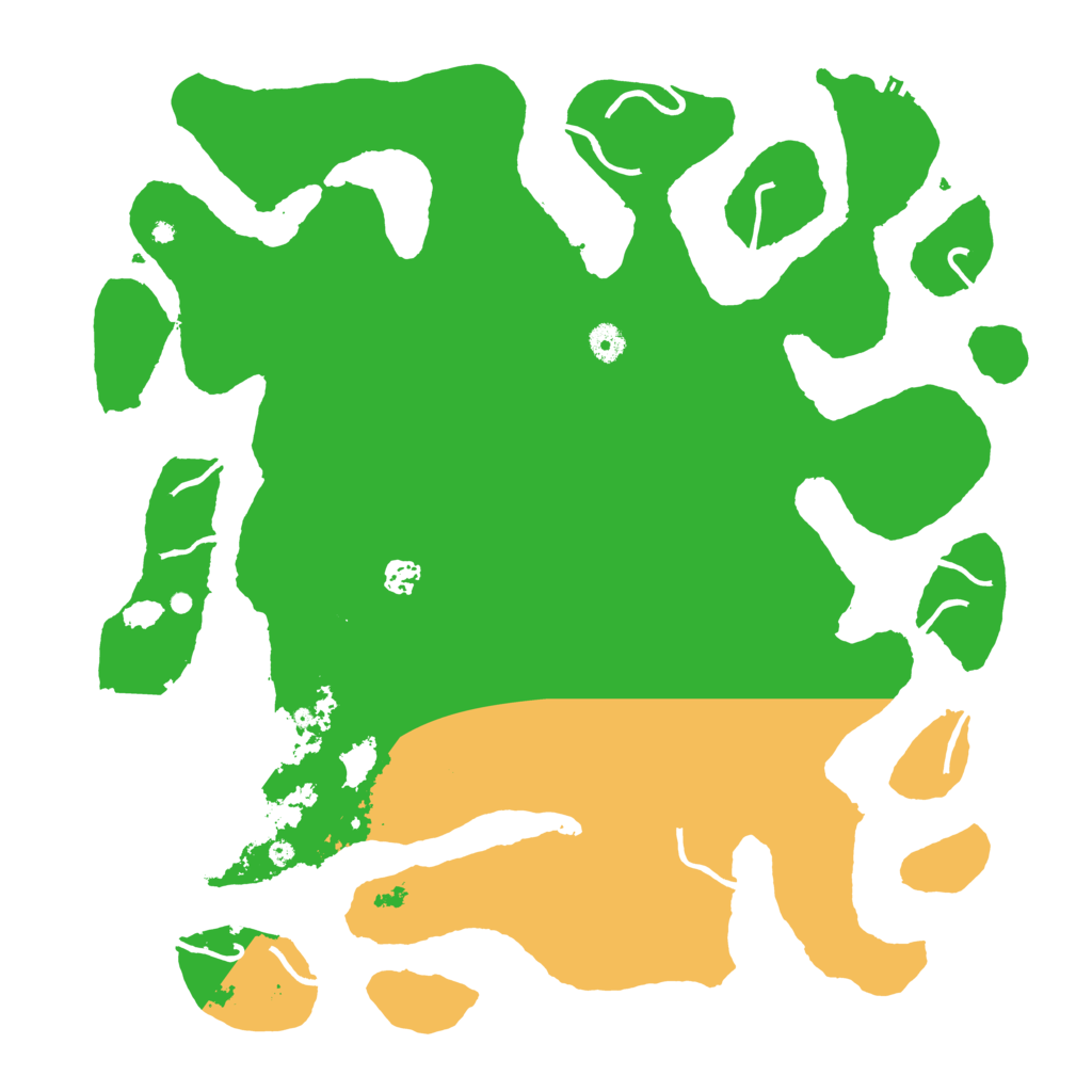 Biome Rust Map: Procedural Map, Size: 4500, Seed: 144444