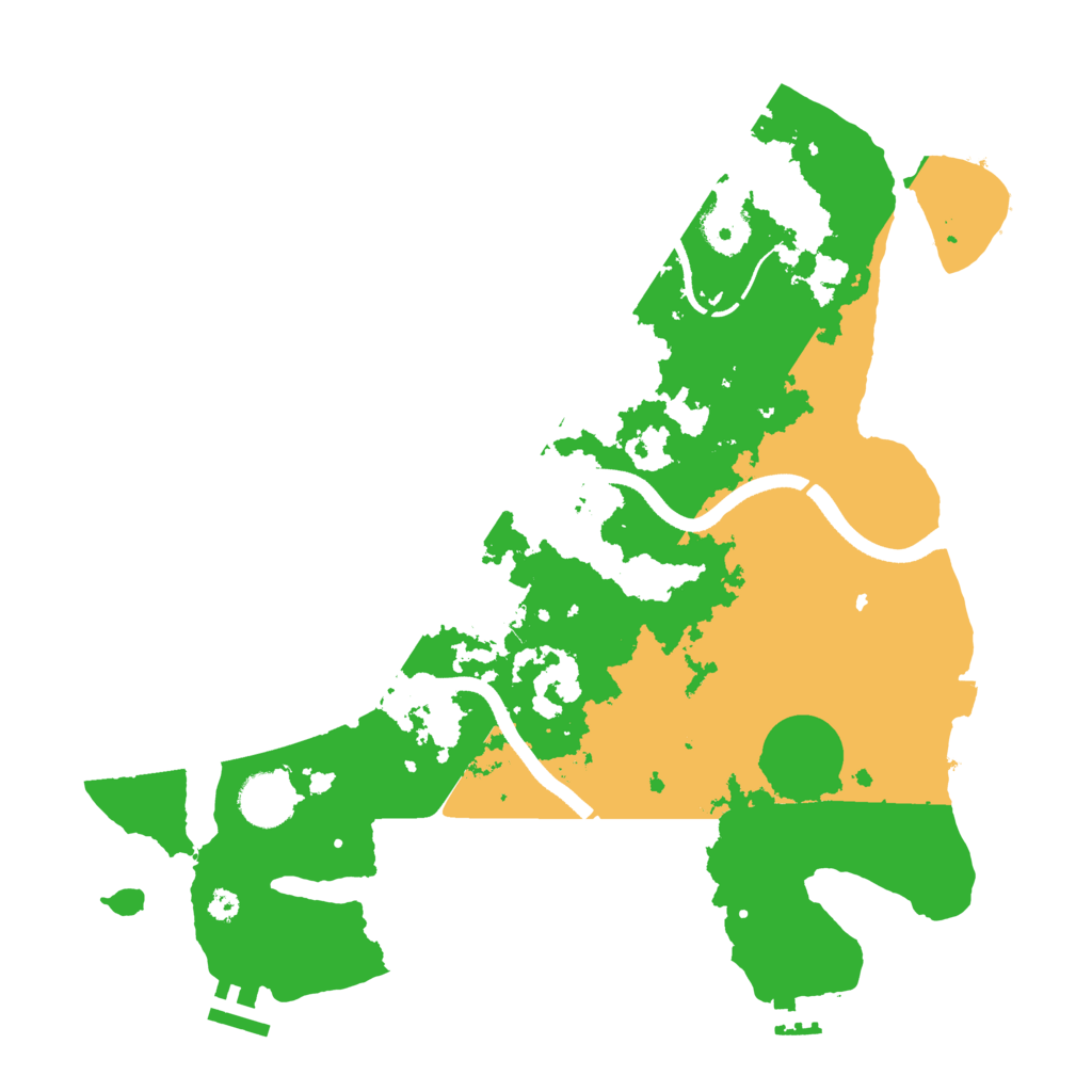 Biome Rust Map: Procedural Map, Size: 3550, Seed: 838948
