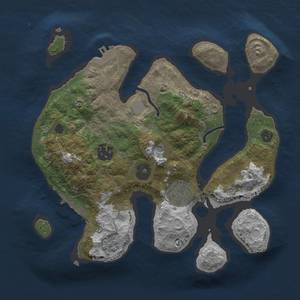 Thumbnail Rust Map: Procedural Map, Size: 2700, Seed: 50000, 11 Monuments