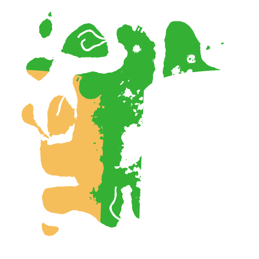 Biome Rust Map: Procedural Map, Size: 3000, Seed: 752436