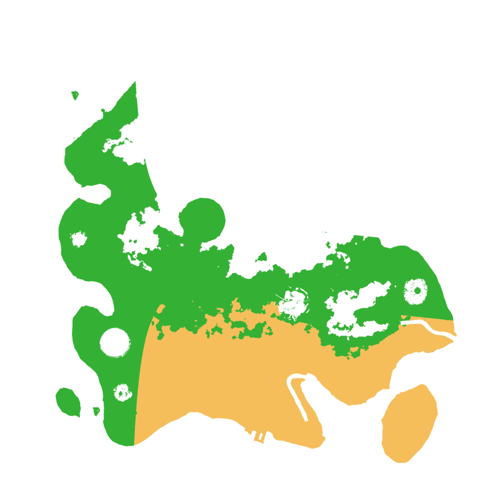 Biome Rust Map: Procedural Map, Size: 3000, Seed: 101411