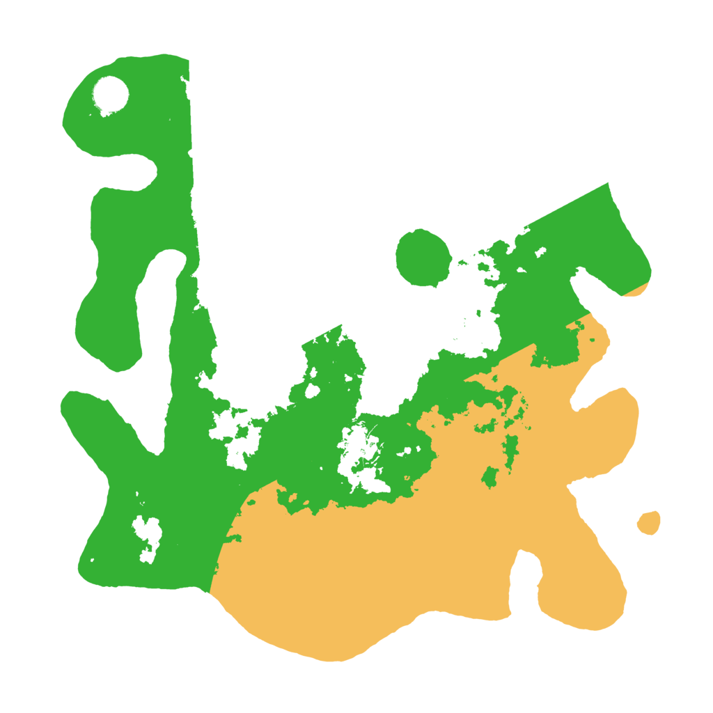 Biome Rust Map: Barren, Size: 3500, Seed: 4157966