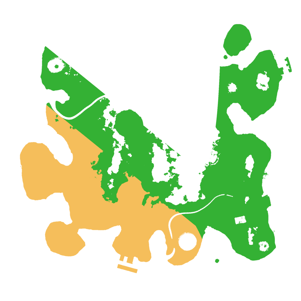 Biome Rust Map: Procedural Map, Size: 3000, Seed: 853652