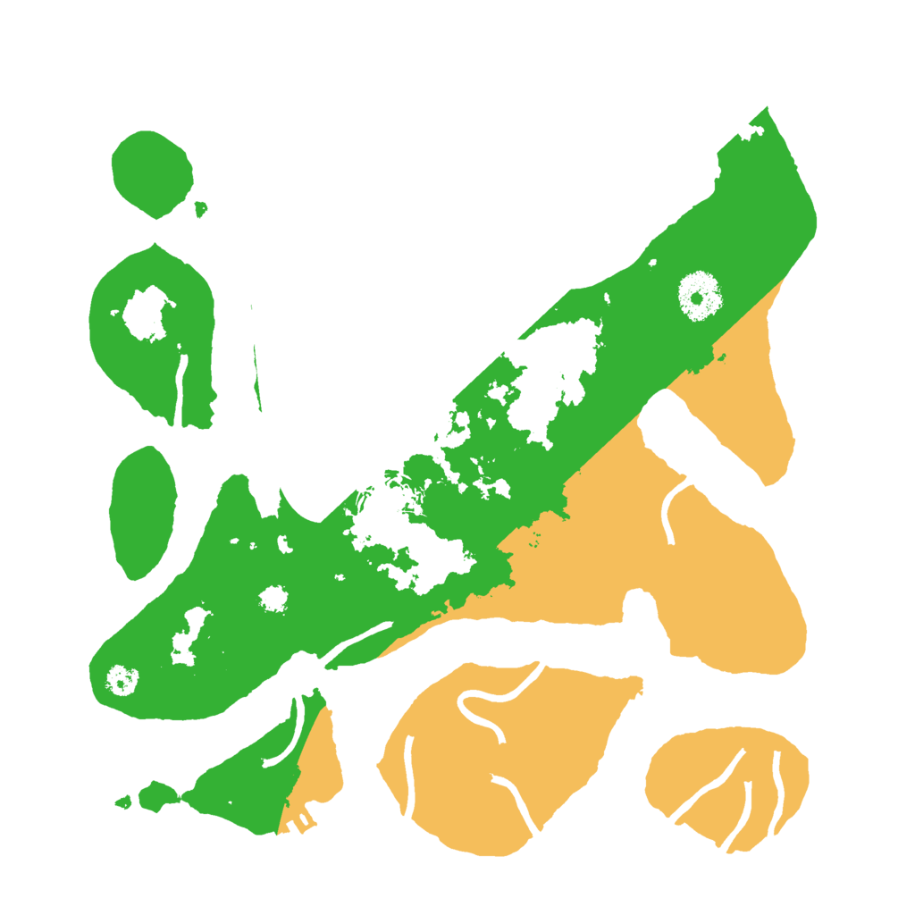 Biome Rust Map: Procedural Map, Size: 3000, Seed: 45313258