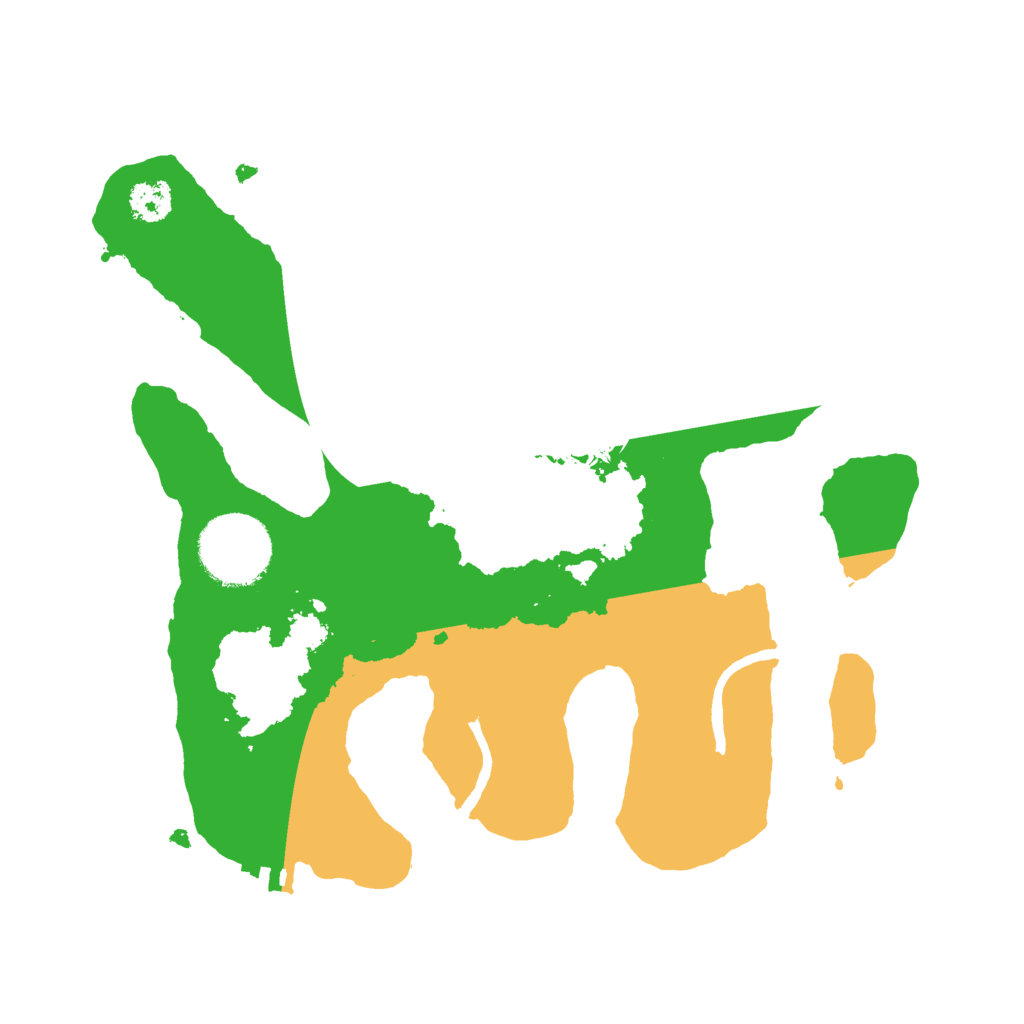 Biome Rust Map: Procedural Map, Size: 2500, Seed: 1581122293