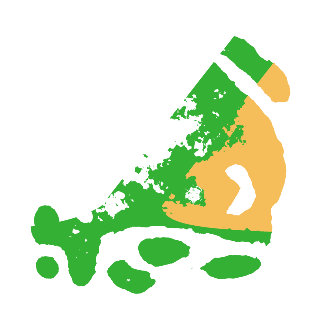 Biome Rust Map: Barren, Size: 3500, Seed: 55