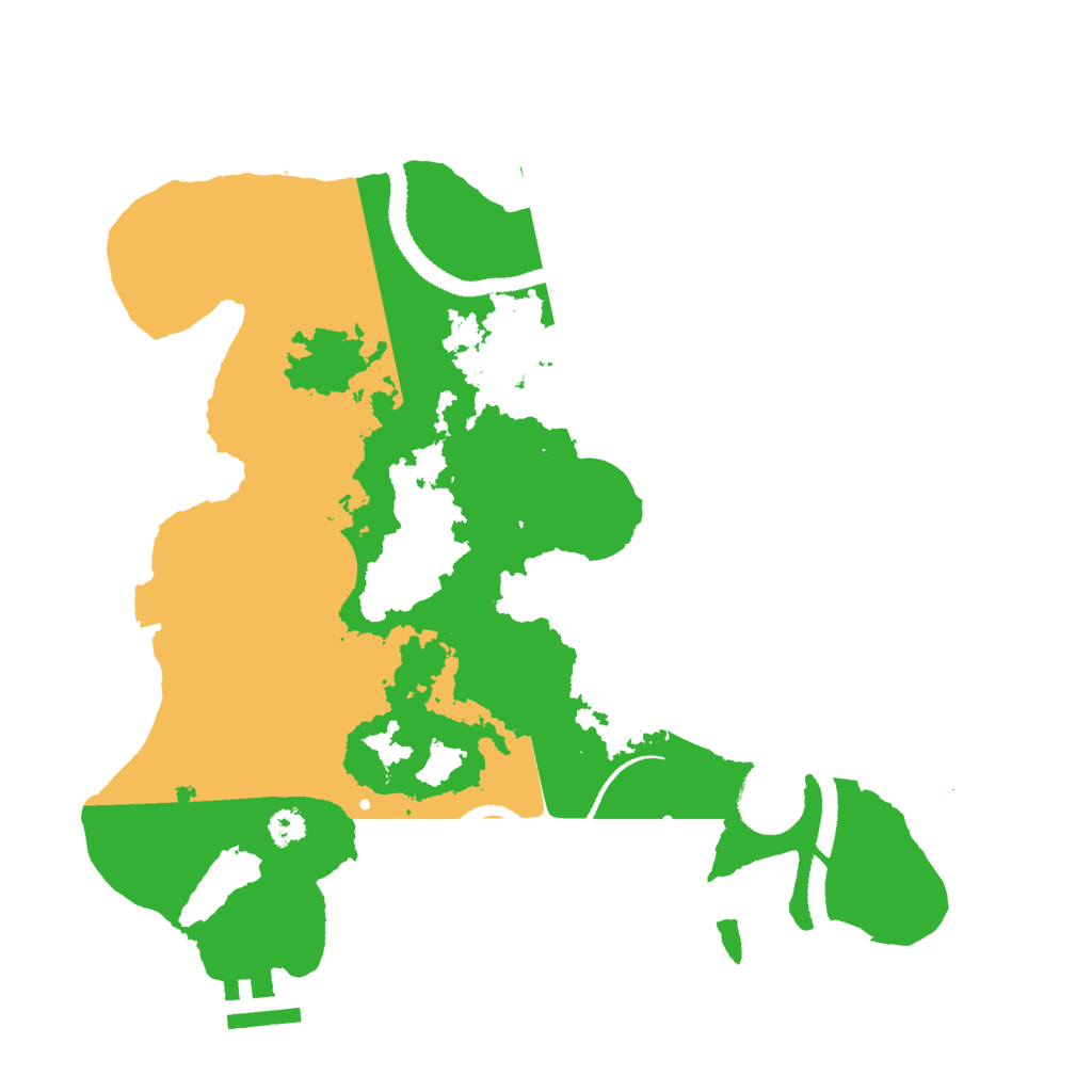 Biome Rust Map: Procedural Map, Size: 3000, Seed: 1056479577