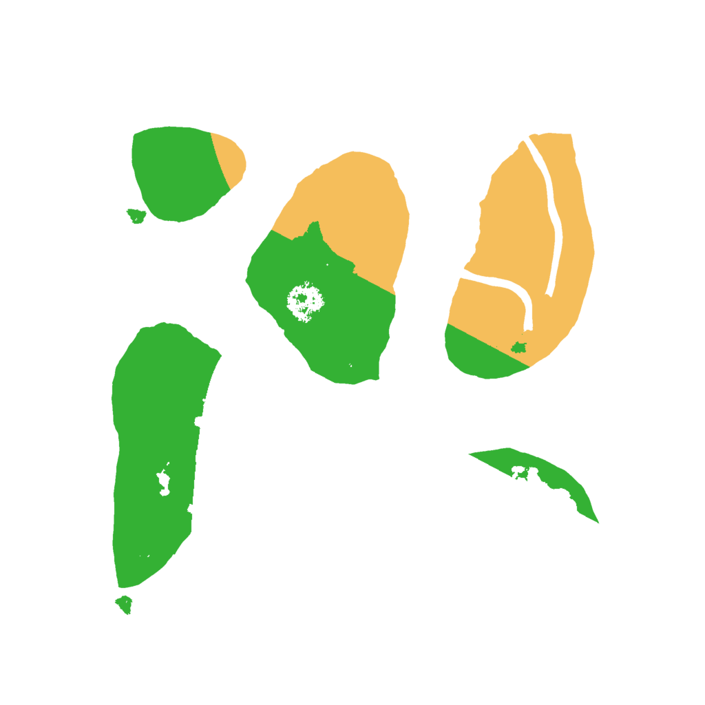 Biome Rust Map: Procedural Map, Size: 2001, Seed: 681538924