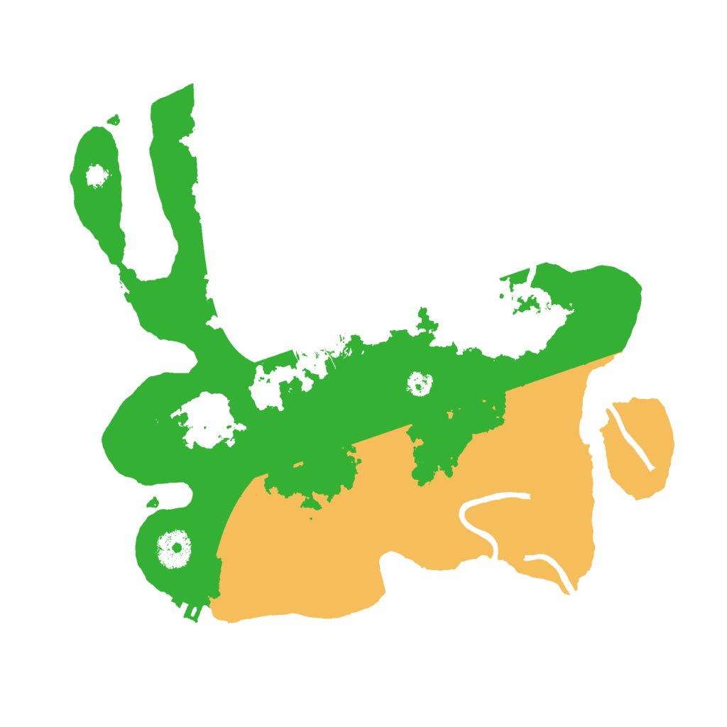 Biome Rust Map: Procedural Map, Size: 3000, Seed: 266951