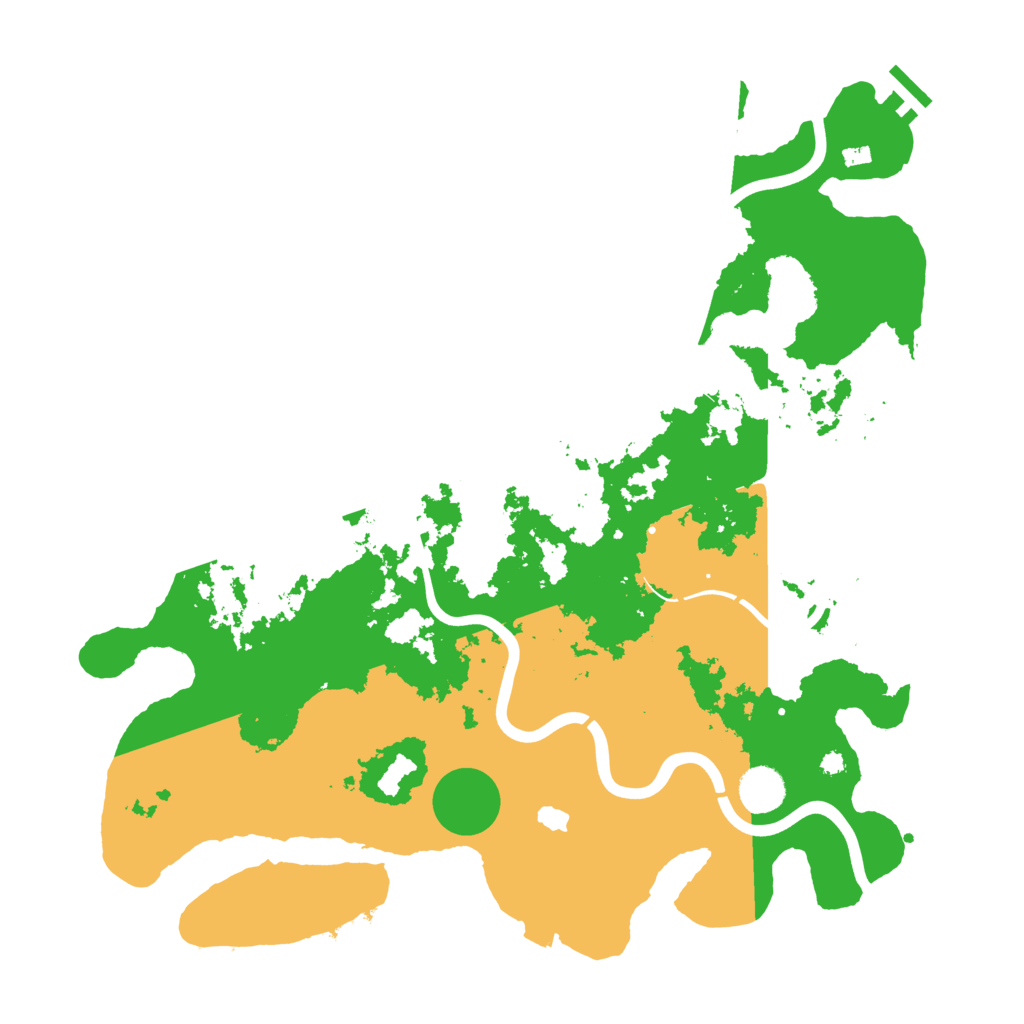 Biome Rust Map: Procedural Map, Size: 4000, Seed: 885005