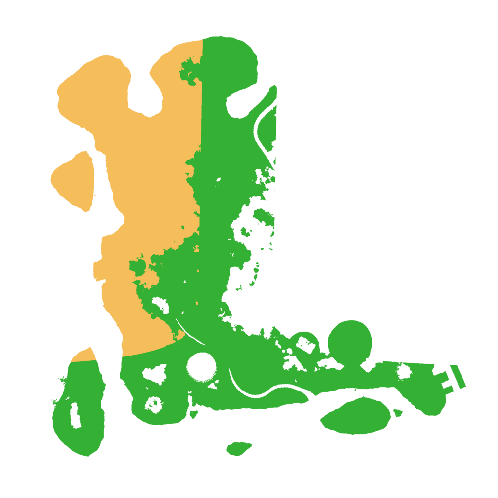 Biome Rust Map: Procedural Map, Size: 3000, Seed: 221697