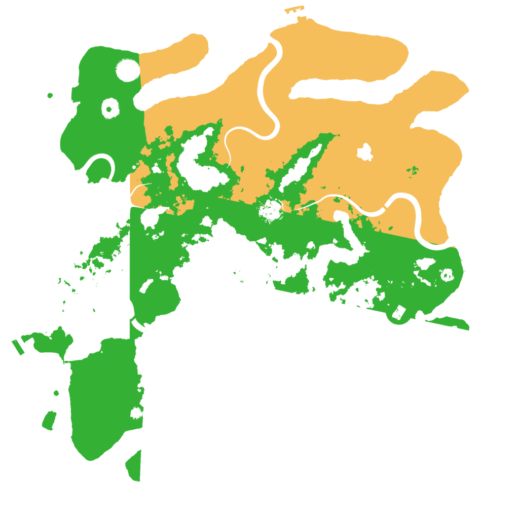 Biome Rust Map: Procedural Map, Size: 4000, Seed: 709614