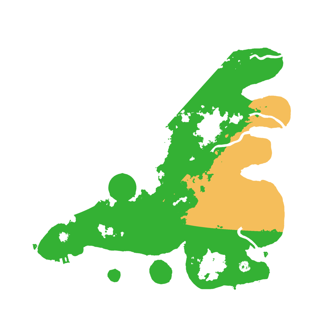 Biome Rust Map: Procedural Map, Size: 3000, Seed: 23147592