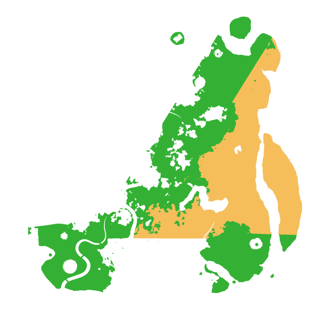 Biome Rust Map: Procedural Map, Size: 4000, Seed: 85768