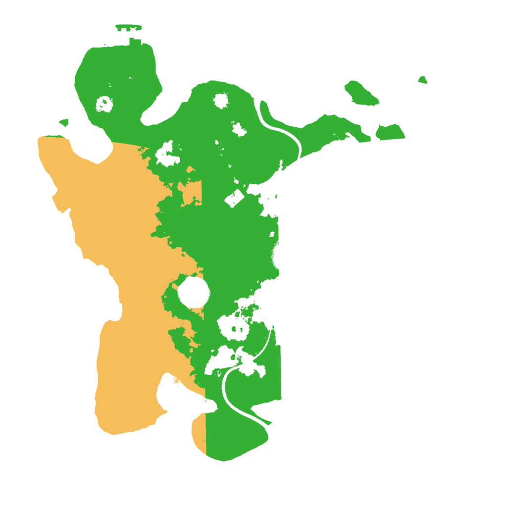Biome Rust Map: Procedural Map, Size: 3000, Seed: 1974618537