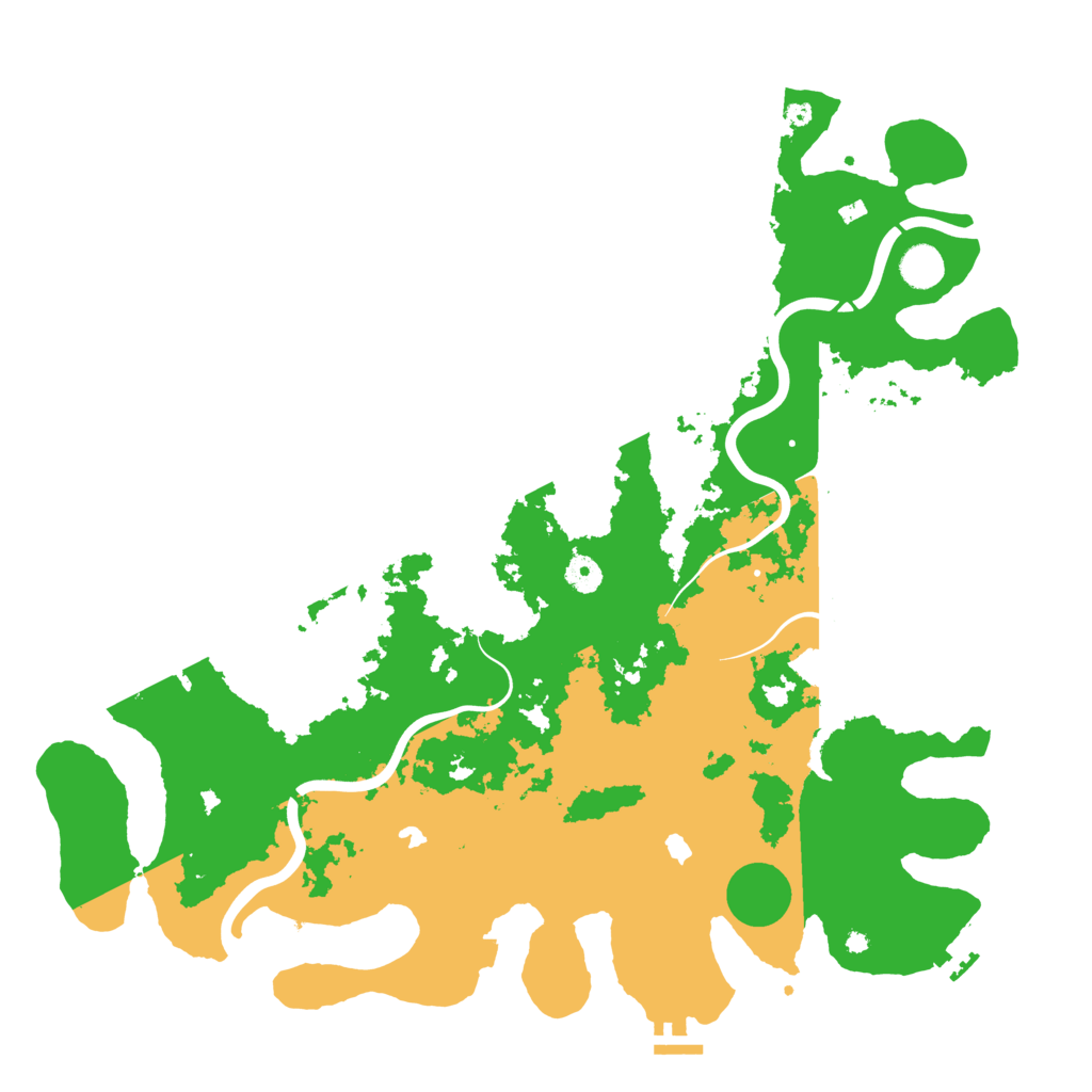 Biome Rust Map: Procedural Map, Size: 4500, Seed: 819086594