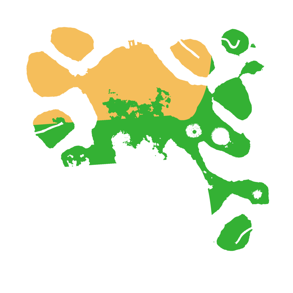 Biome Rust Map: Procedural Map, Size: 3000, Seed: 117891