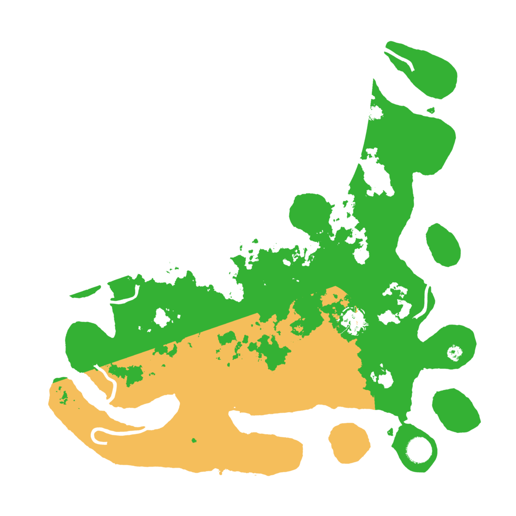 Biome Rust Map: Procedural Map, Size: 3550, Seed: 270100