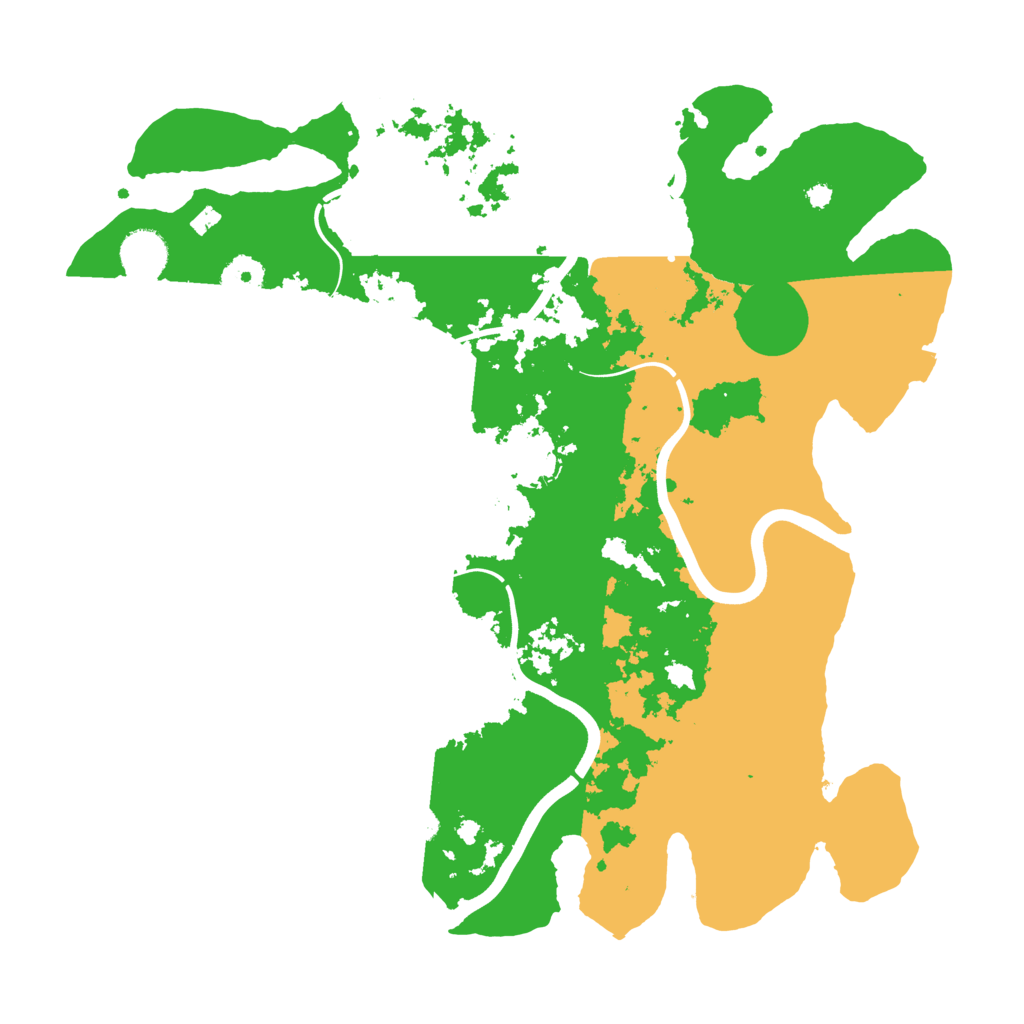 Biome Rust Map: Procedural Map, Size: 3800, Seed: 534342662