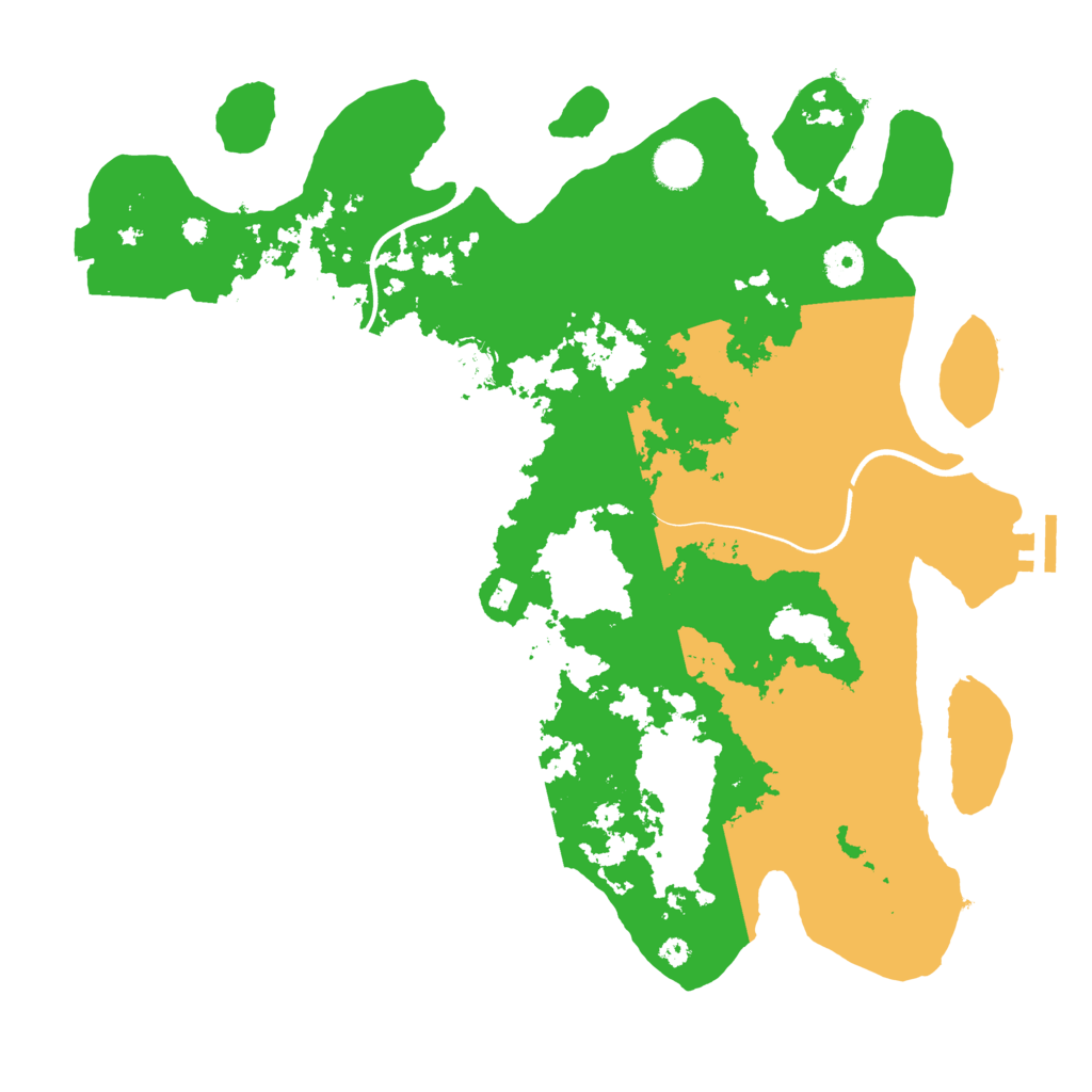 Biome Rust Map: Procedural Map, Size: 3850, Seed: 9009