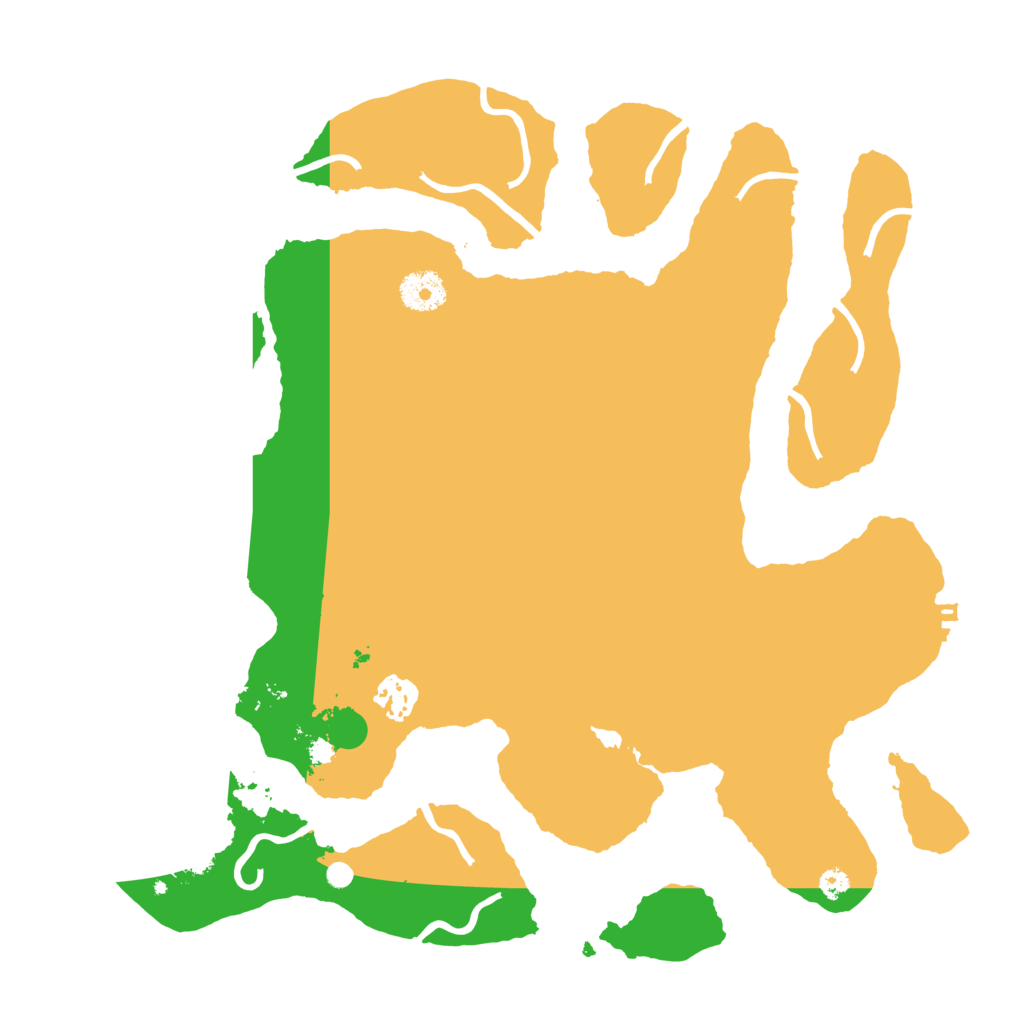 Biome Rust Map: Procedural Map, Size: 3550, Seed: 660214