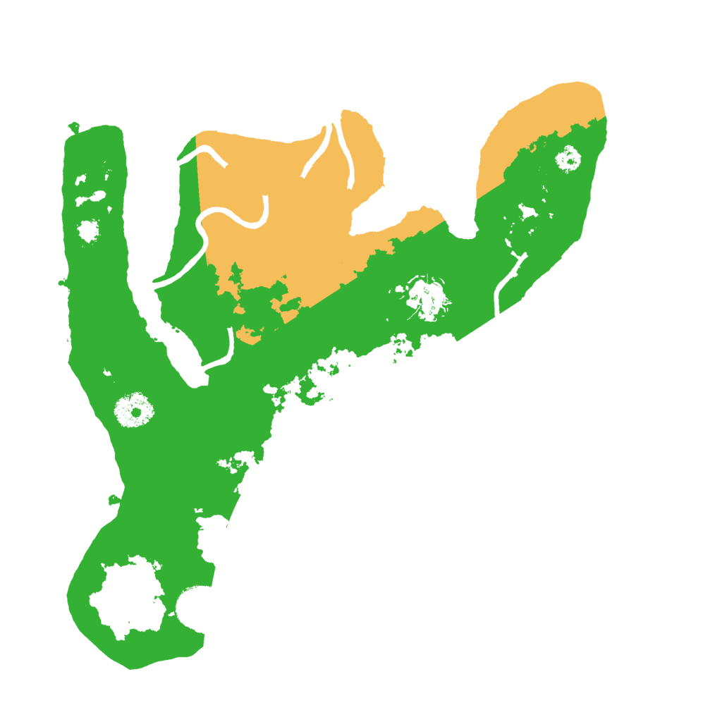 Biome Rust Map: Procedural Map, Size: 3000, Seed: 2017978493