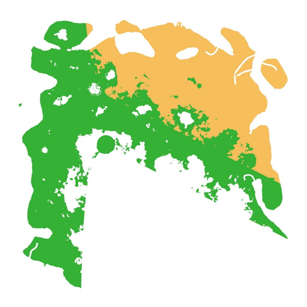 Biome Rust Map: Procedural Map, Size: 4500, Seed: 2541036