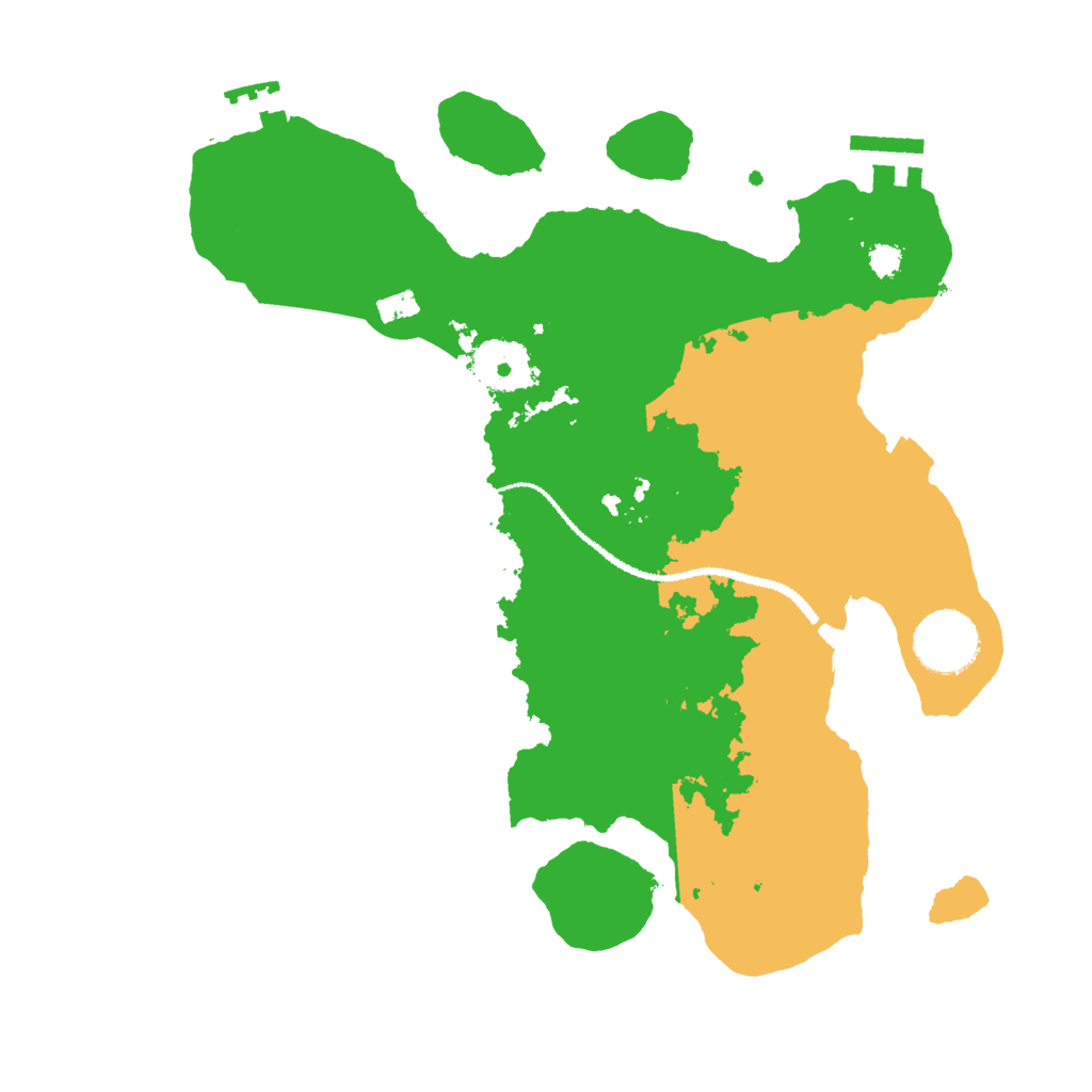 Biome Rust Map: Procedural Map, Size: 2995, Seed: 100