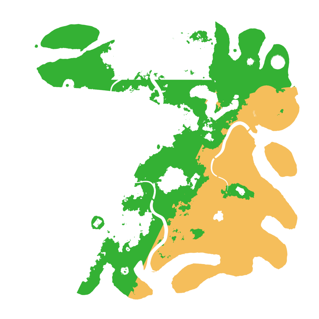 Biome Rust Map: Procedural Map, Size: 4000, Seed: 838847