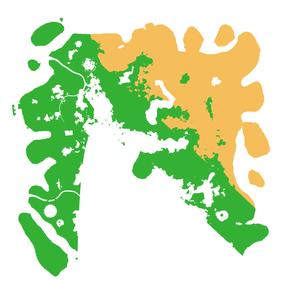 Biome Rust Map: Procedural Map, Size: 4000, Seed: 277127