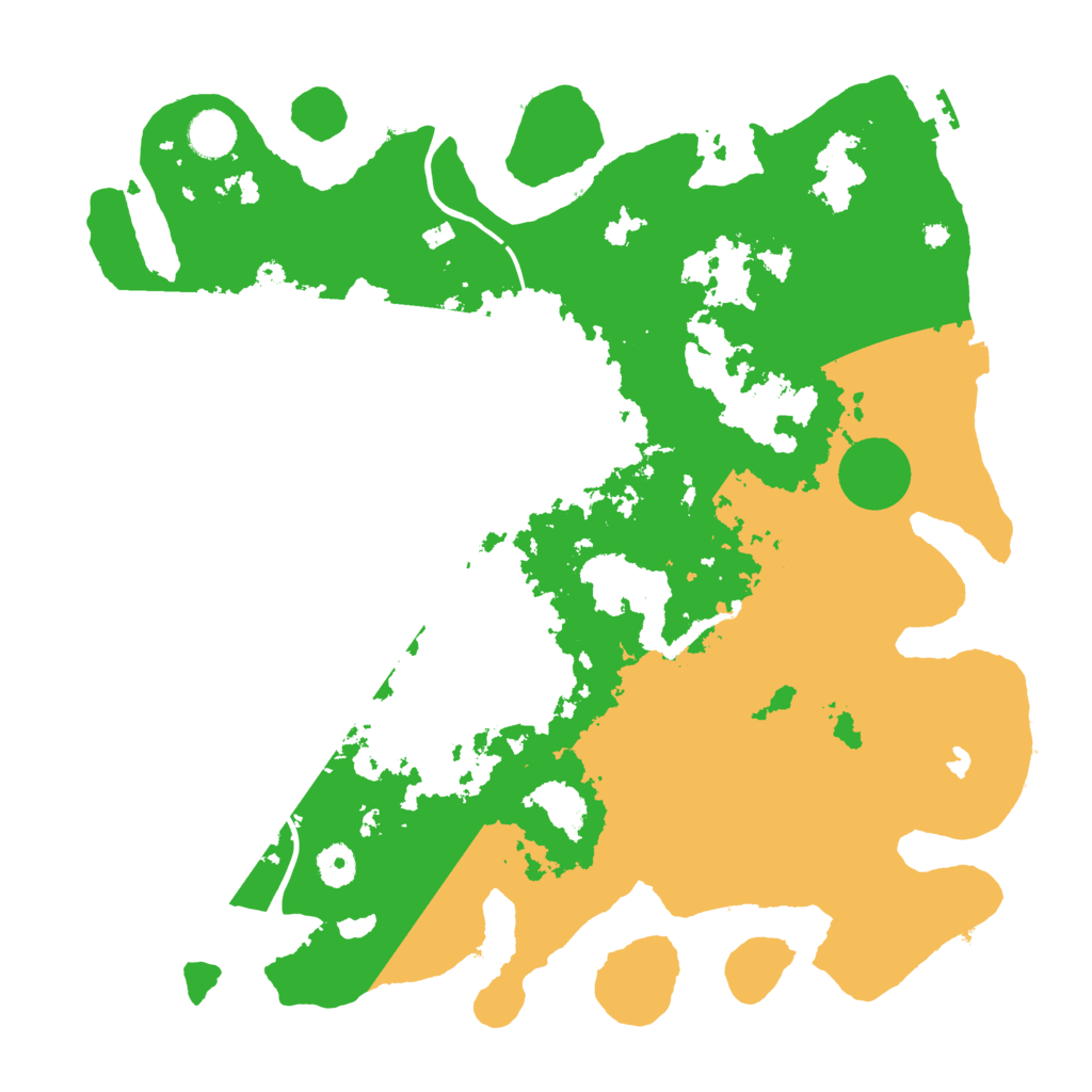 Biome Rust Map: Procedural Map, Size: 4000, Seed: 58352553