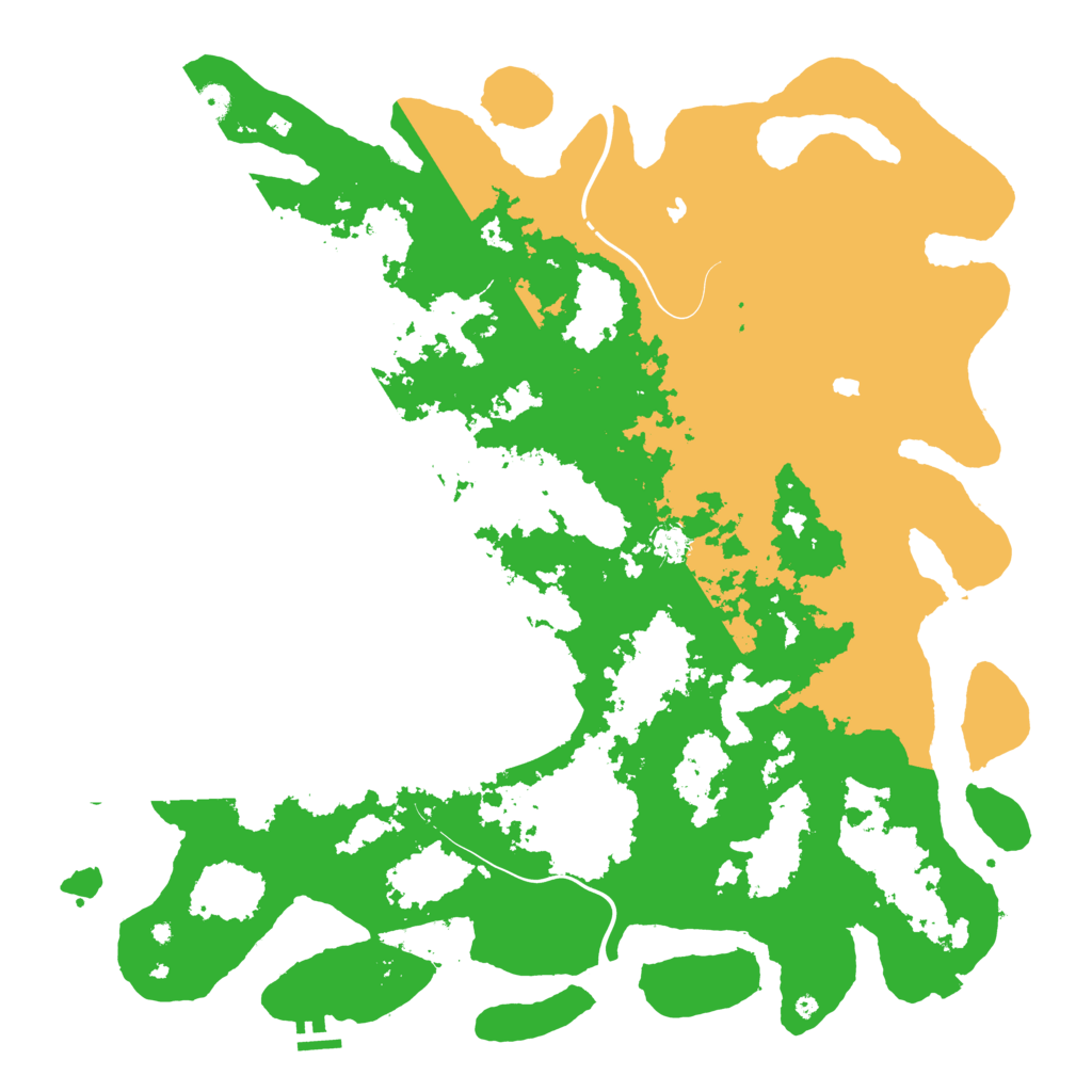 Biome Rust Map: Procedural Map, Size: 5000, Seed: 153673450