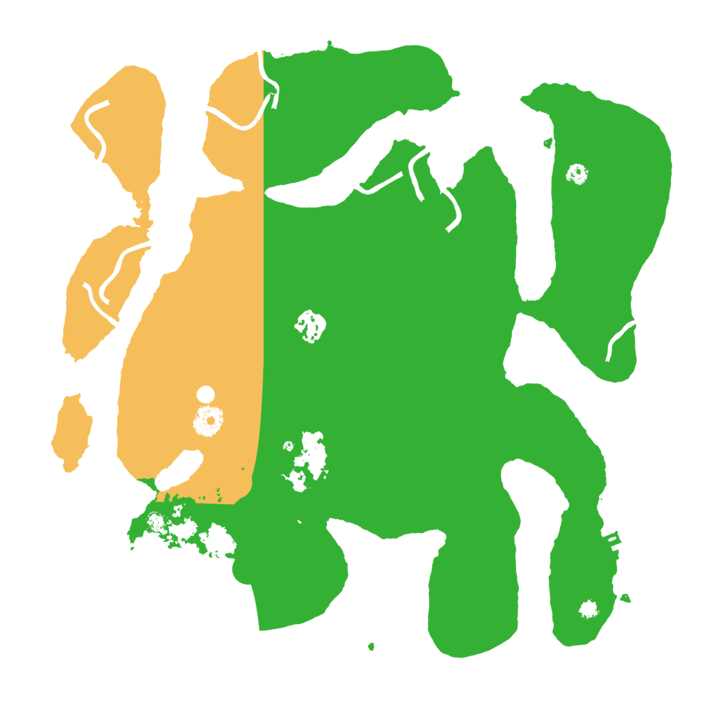 Biome Rust Map: Procedural Map, Size: 3550, Seed: 753845