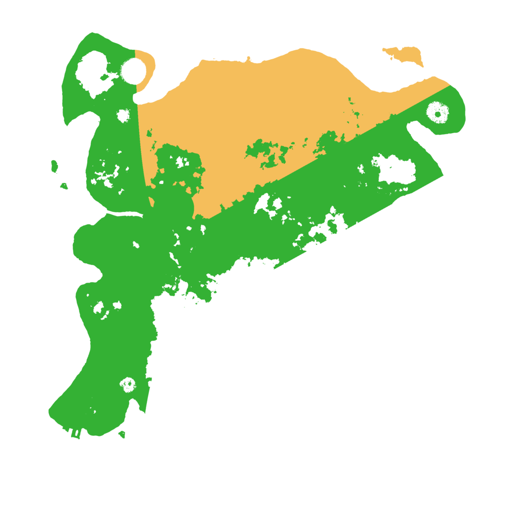 Biome Rust Map: Procedural Map, Size: 3500, Seed: 50226860