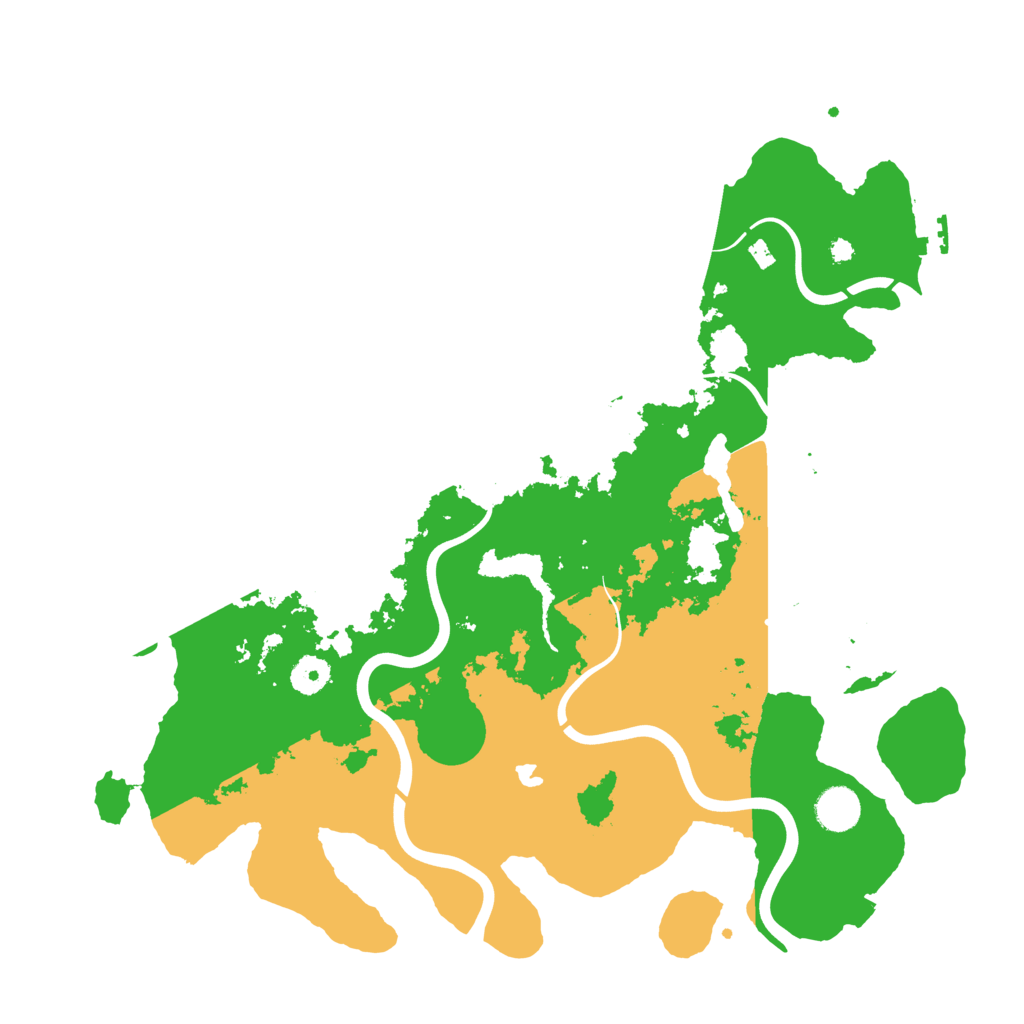 Biome Rust Map: Procedural Map, Size: 4000, Seed: 116841