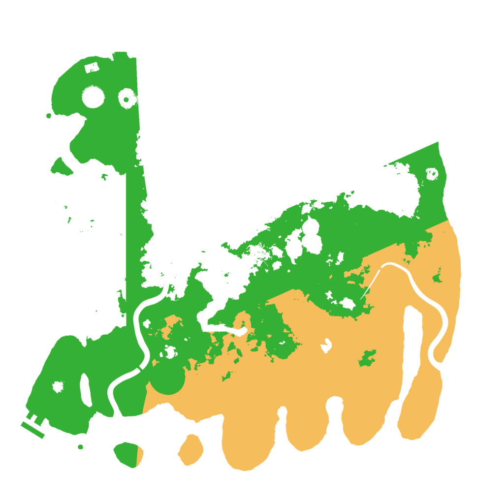 Biome Rust Map: Procedural Map, Size: 4000, Seed: 27341