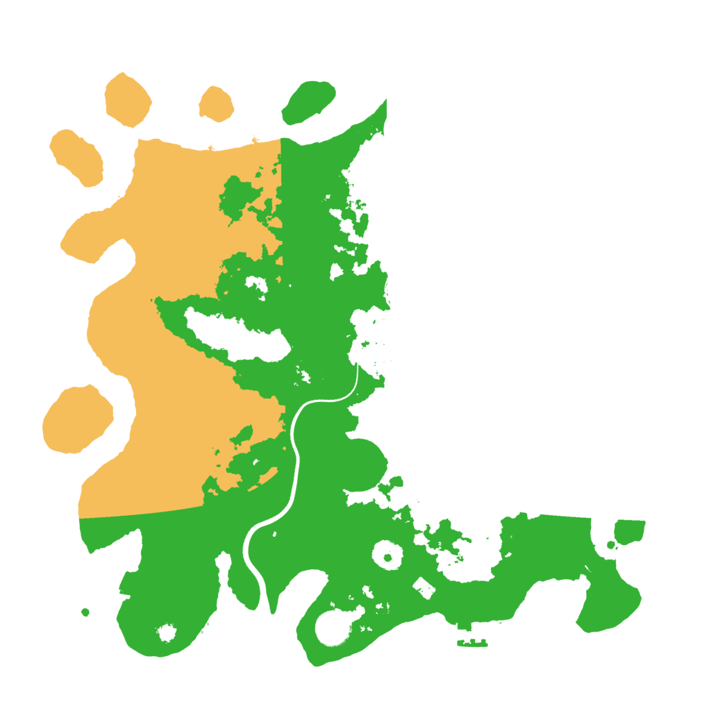 Biome Rust Map: Procedural Map, Size: 3550, Seed: 601019