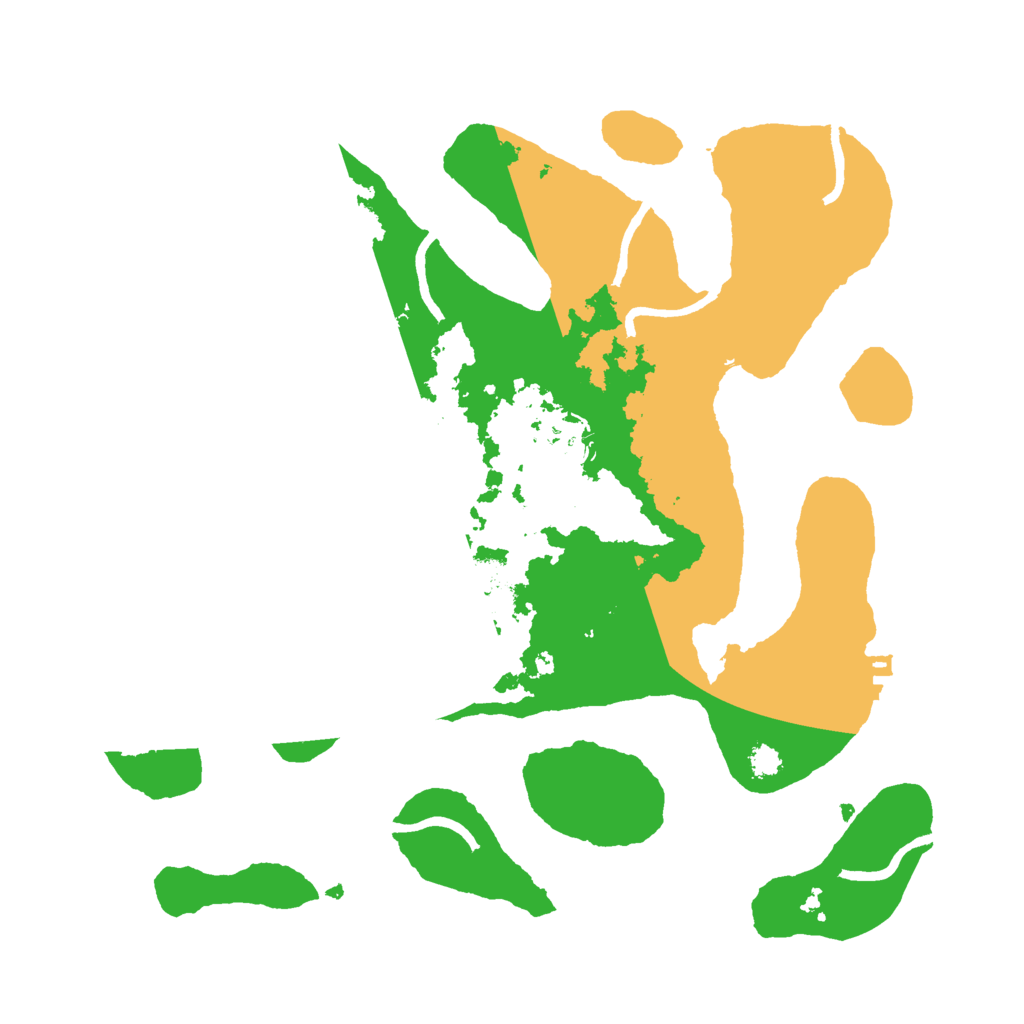 Biome Rust Map: Procedural Map, Size: 3000, Seed: 1742821853