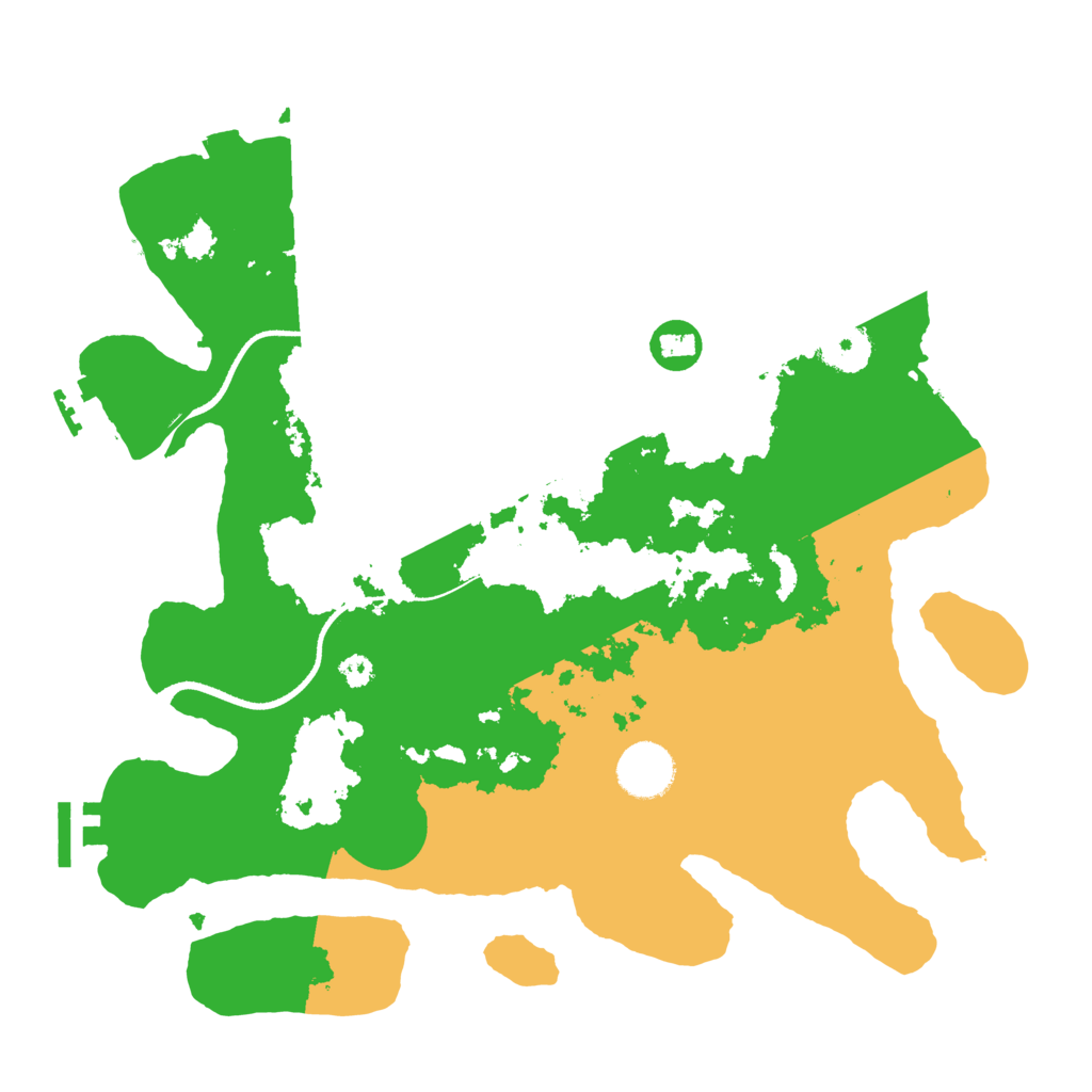 Biome Rust Map: Procedural Map, Size: 3400, Seed: 30401