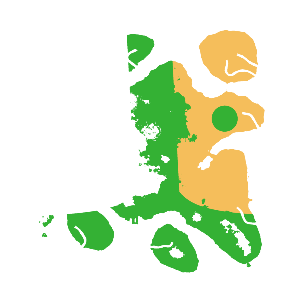 Biome Rust Map: Procedural Map, Size: 3000, Seed: 74803