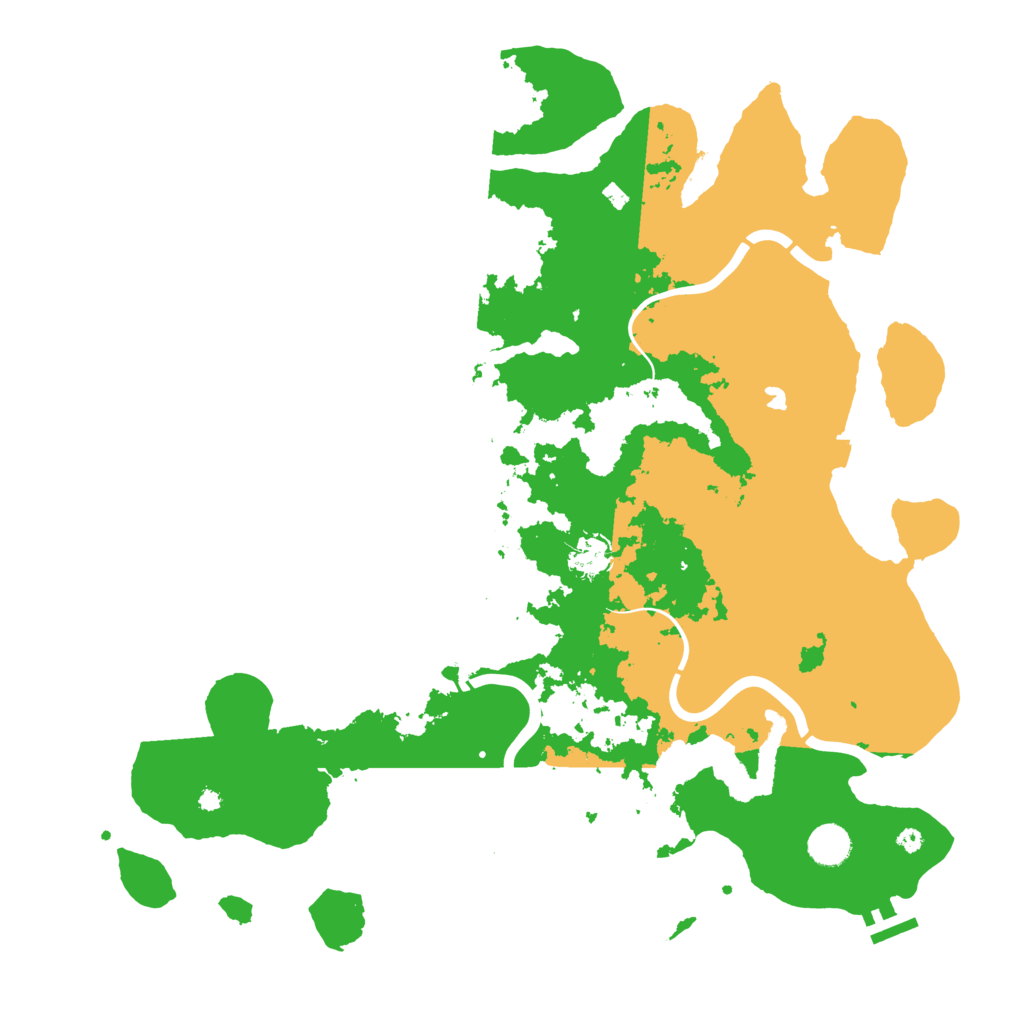 Biome Rust Map: Procedural Map, Size: 4250, Seed: 28991