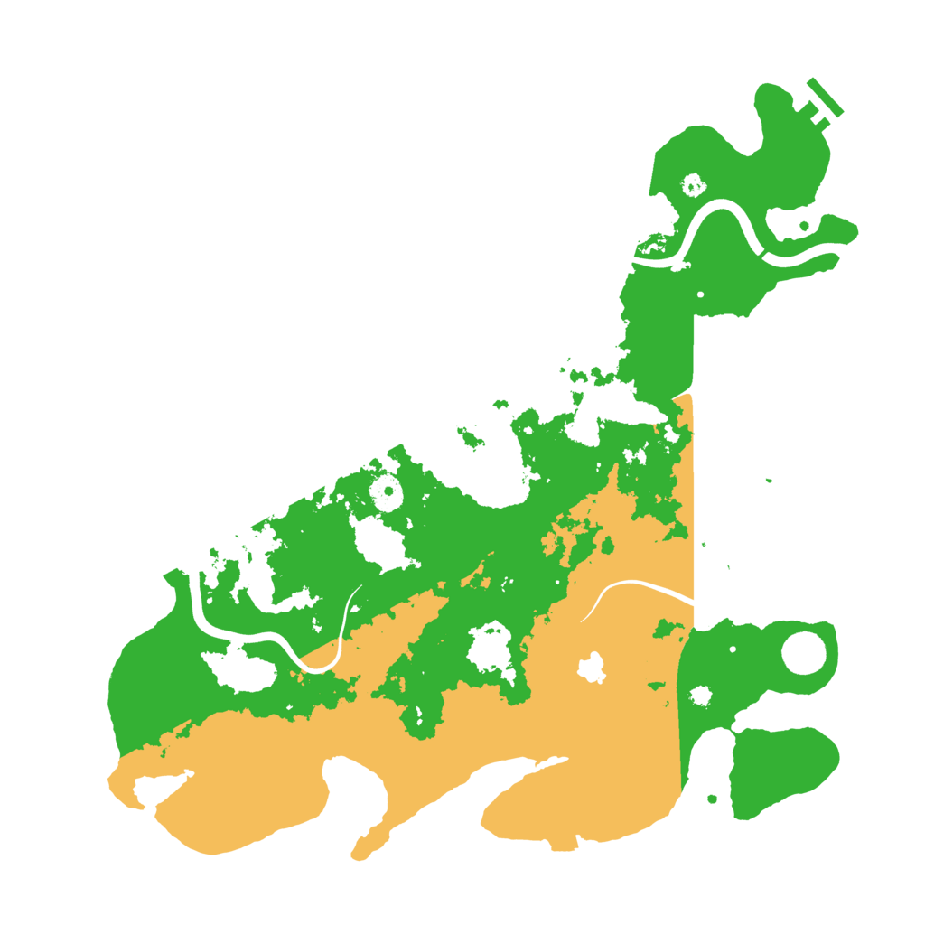 Biome Rust Map: Procedural Map, Size: 4000, Seed: 168300