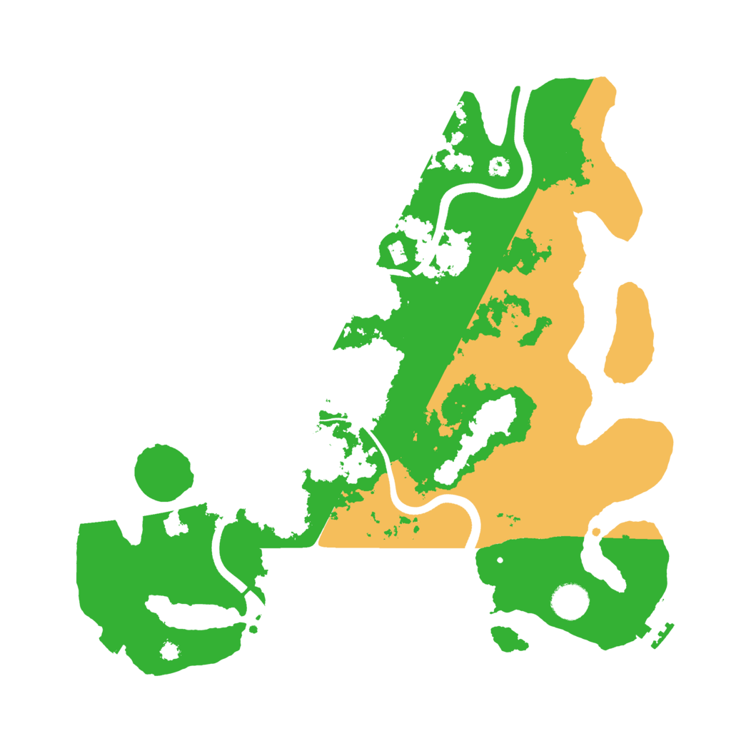 Biome Rust Map: Procedural Map, Size: 3550, Seed: 967668