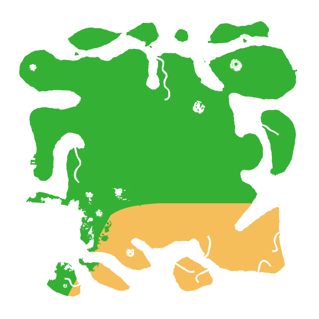 Biome Rust Map: Procedural Map, Size: 4000, Seed: 301789