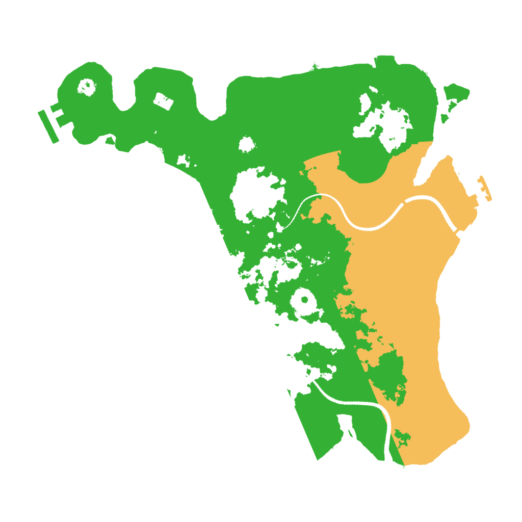 Biome Rust Map: Procedural Map, Size: 3000, Seed: 27224728