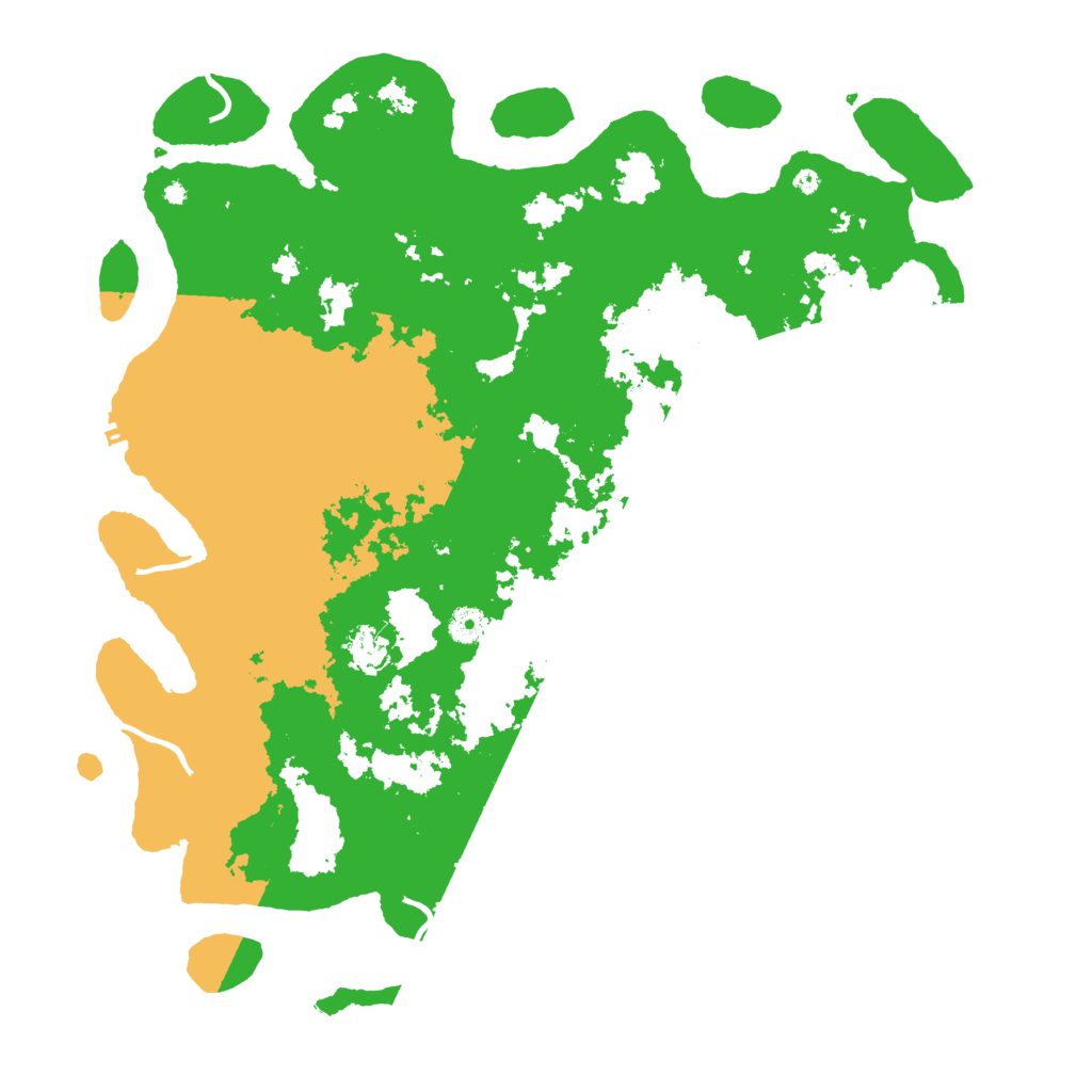 Biome Rust Map: Procedural Map, Size: 4500, Seed: 1595962579