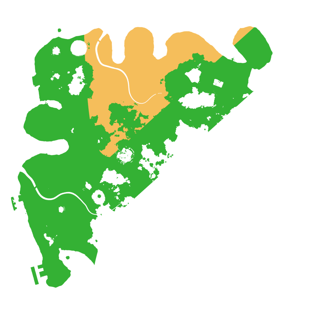 Biome Rust Map: Procedural Map, Size: 3500, Seed: 20