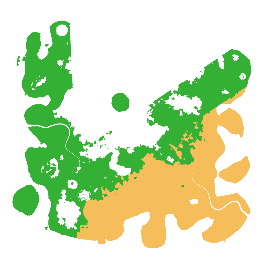 Biome Rust Map: Procedural Map, Size: 4000, Seed: 158694