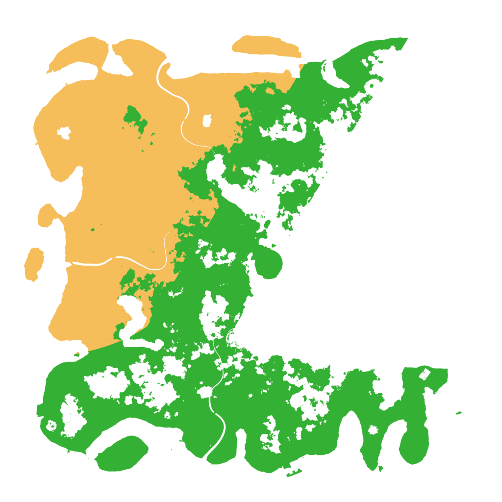 Biome Rust Map: Procedural Map, Size: 4800, Seed: 461325462